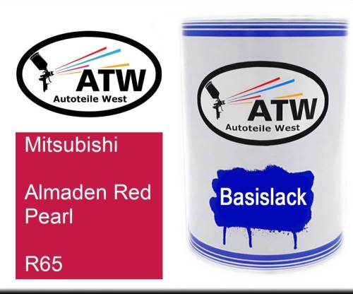 Mitsubishi, Almaden Red Pearl, R65: 500ml Lackdose, von ATW Autoteile West.